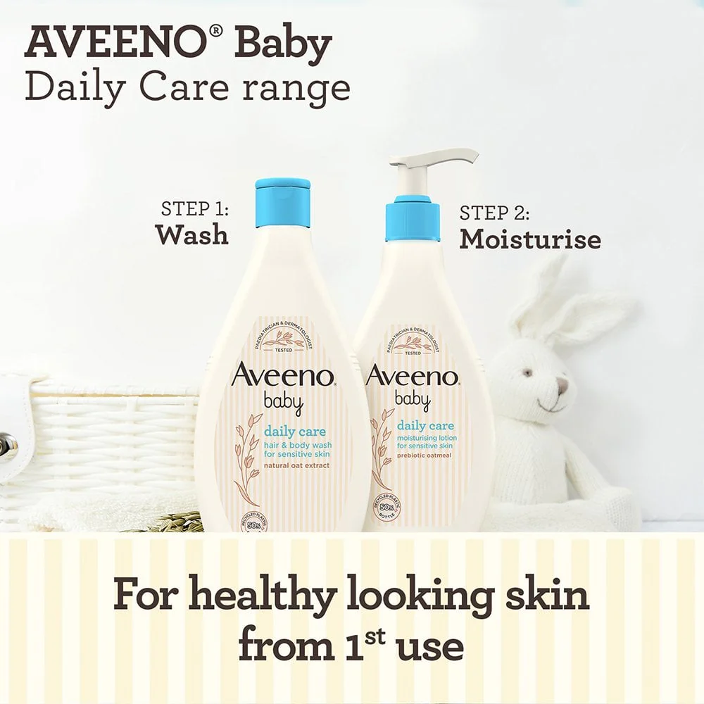 Aveeno Baby Daily Care Hair & Body Wash 400ml - Image 3