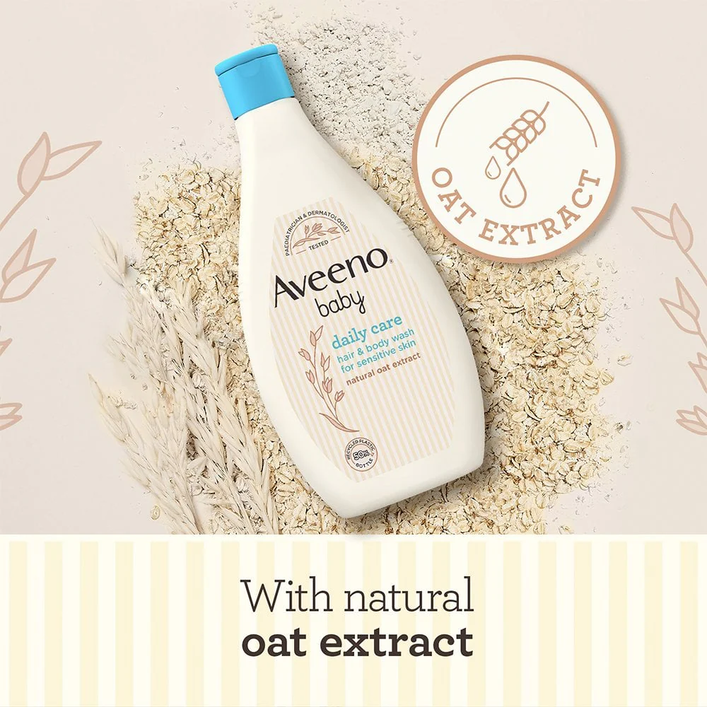 Aveeno Baby Daily Care Hair & Body Wash 400ml - Image 6