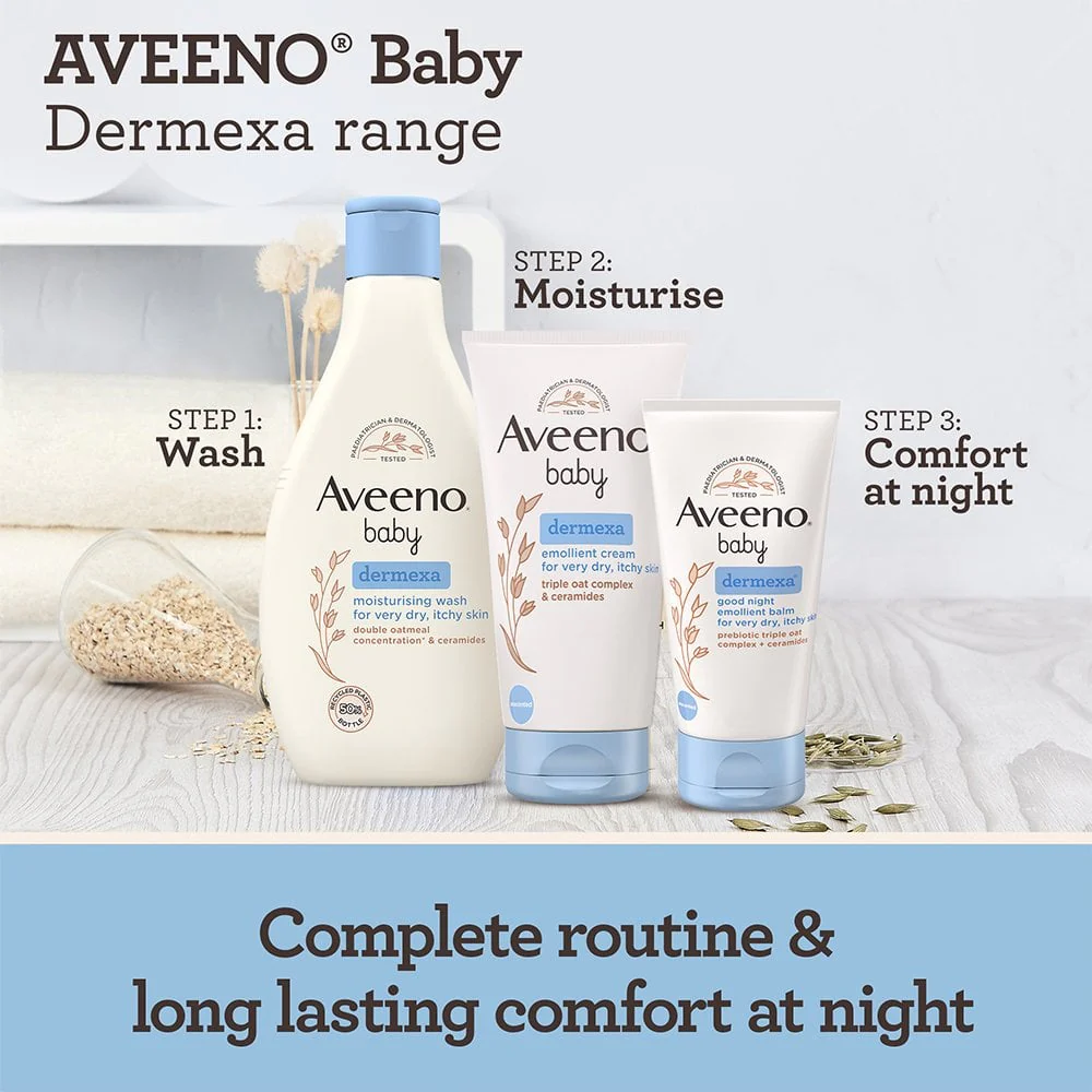 Aveeno Baby Dermexa Moisturing Wash 250ml - Image 3