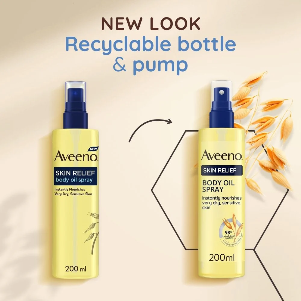 Aveeno Skin Relief Body Oil Spray 200ml - Image 6