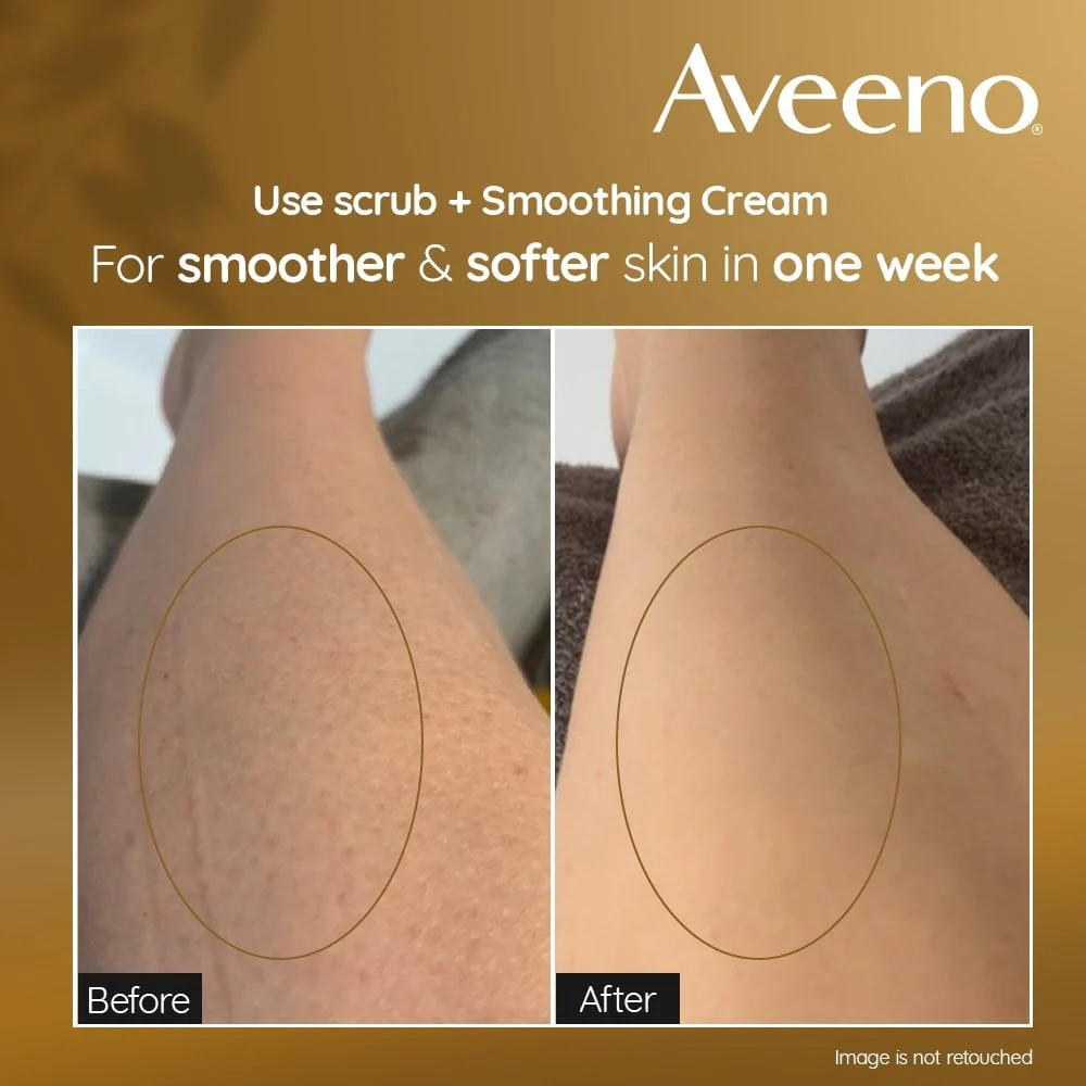 Aveeno Skin Renew Exfoliating Smoothing Cream 300ml - Image 3