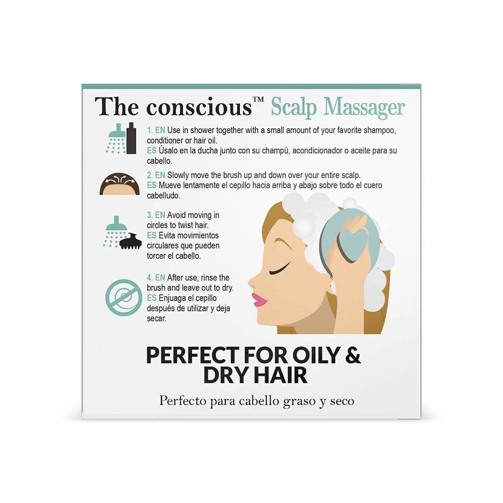 Biovene Essential Scalp Shampoo Brush Mint Green - Image 4