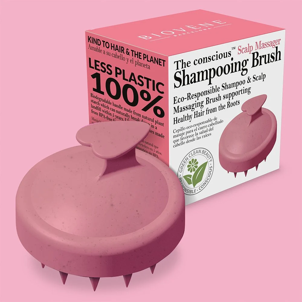 Biovene Essential Scalp Shampoo Brush Pink - Image 6