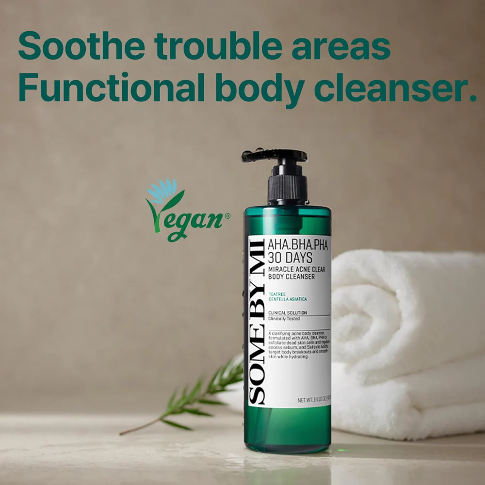 Some By Mi 30 Days AHA, BHA, PHA Miracle Acne Clear Body Cleanser 400g - Image 3
